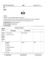 Giáo án vật lý 11 - mắt potx