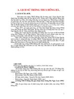 THCS Hồng Hà- thực trạng, nguyên nhân và giải pháp