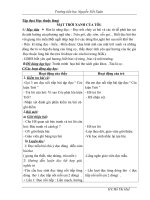 Giáo án môn tập đọc: MTXCT- Lớp 3