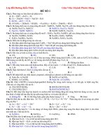 Tự Ôn Thi ĐH Đề Số 1