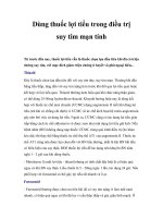 Dùng thuốc lợi tiểu trong điều trị suy tim mạn tính pdf