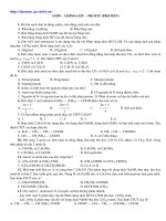 Chuyên đề Hóa ôn TN số 10