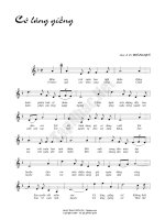 Bài hát cô láng giềng - Hoàng Quý (lời bài hát có nốt) ppt