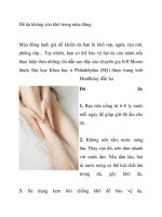 Để da không còn khô trong mùa đông pdf