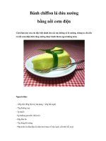 Bánh chiffon lá dứa nướng bằng nồi cơm điện pdf