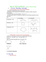 Chuyên đề hóa học - Xichloankan docx