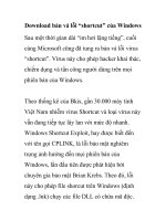 Download bản vá lỗi “shortcut” của Windows ppt