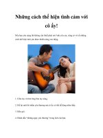 Những cách thể hiện tình cảm với cô ấy! pps