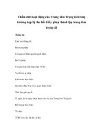 Chấm dứt hoạt động của Trung tâm Trọng tài trong trường hợp bị thu hồi Giấy phép thành lập trung tâm trọng tài potx