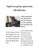 Người con gái lạc quan trước nỗi buồn đau ppt