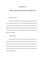 SÁCH TỐ VẤN - Thiên hai mươi lăm: BẢO MỆNH TOÀN HÌNH LUẬN docx