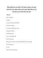 Thẩm định báo cáo kinh tế kỹ thuật sử dụng vốn ngân sách nhà nước thuộc thẩm quyền quyết định đầu tư của chủ tịch uỷ ban nhân dân cấp tỉnh docx