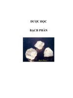 DƯỢC HỌC - BẠCH PHÀN pot