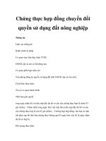 Chứng thực hợp đồng chuyển đổi quyền sử dụng đất nông nghiệp potx