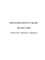 THỰC HÀNH CHÂM CỨU TRỊ LIỆU - KẾT MẠC VIÊM pptx