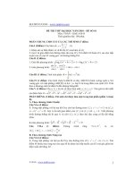 Đề thi thử đại học môn Toán - Đề số 1 pptx