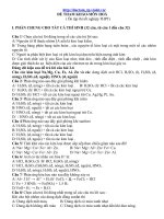 Đề ôn thi Hóa TN 2010 số 15