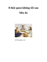 8 thói quen không tốt sau bữa ăn pdf