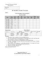 Đề thi môn tin học ứng dụng docx