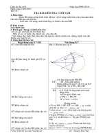 tiet 70 tra bai cuoi nam dai va hinh 9