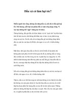 Dầu xả có làm hại tóc? doc