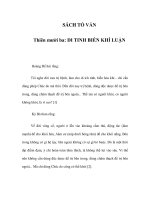 SÁCH TỐ VẤN - Thiên mười ba: DI TINH BIẾN KHÍ LUẬN pdf