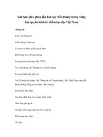 Gia hạn giấy phép lắp đặt cáp viễn thông trong vùng đặc quyền kinh tế, thềm lục địa Việt Nam ppt