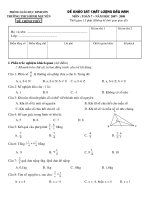 De khao sat chat luong dau nam mon Toan 7.doc