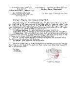 CV về cử GV tập huấn thiết kế bài giảng điện tử E-Learning