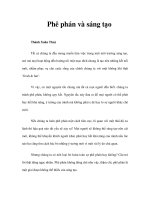 Phê phán và sáng tạo docx