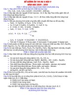 Đề Cương ôn Thi KHII Hóa 9