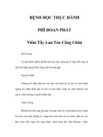 BỆNH HỌC THỰC HÀNH - PHÌ ĐOAN PHÁT pot