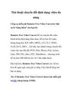 Thủ thuật chuyển đổi định dạng video đa năng pptx