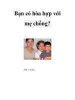 Bạn có hòa hợp với mẹ chồng? pdf
