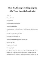 Thay đổi, bổ sung hợp đồng cộng tác giữa Trung tâm với cộng tác viên docx