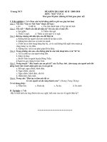 đề kiểm tra ngữ van 6 HK II-2010  L