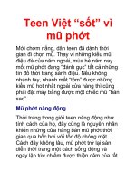 Teen Việt “sốt” vì mũ phớt pptx
