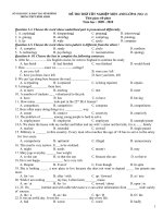 Trial test for grade 12th