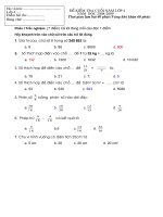 De Thi cuoi nam mon toan lop 4