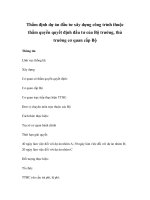 Thẩm định dự án đầu tư xây dựng công trình thuộc thẩm quyền quyết định đầu tư của Bộ trưởng, thủ trưởng cơ quan cấp Bộ pps