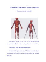 PHÁC ĐỒ ĐIỀU TRỊ BỆNH LOẠN DƯỠNG CƠ DUCHENNE pps
