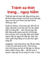 Tránh xa thời trang nguy hiểm docx
