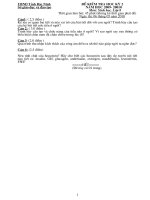 De kiem tra Sinh8 ki 2 (09 -10) So GD DT Bac Ninh
