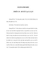 SÁCH LINH KHU - THIÊN 39: HUYẾT LẠC LUẬN ppsx