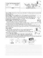 Đề thi HKI môn Vật lý 9 (2010-2011) pps