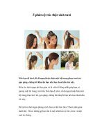 5 phút cột tóc thật xinh tươi pptx