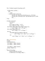 Lập trình C- Bài tập 12 ppt