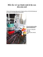 Biến tấu vải vụn thành cành lá lộc non đón năm mới pdf