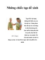 Những chiếc tạp dề xinh docx