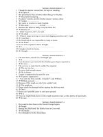 bài tập viết lại câu